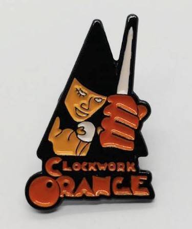 送料無料 時計仕掛けのオレンジ おしゃれ映画の金字塔 ピンブローチ ピンズ PINS バッジ バッヂ アメリカン雑貨 スマアク