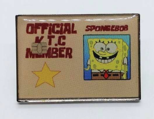 送料無料 スポンジ・ボブ イエロー ピンブローチ ピンズ PINS バッジ バッヂ アメリカン雑貨 スマアク