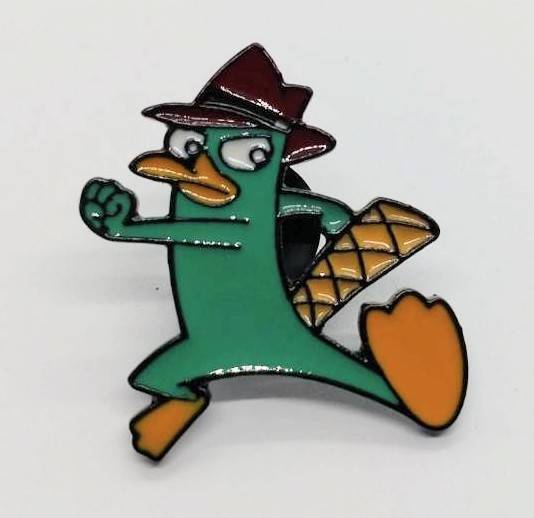 送料無料 カモノハシペリー キック 腹筋崩壊の爆笑の連続 ピンブローチ ピンズ PINS バッジ バッヂ アメリカン雑貨 スマアク