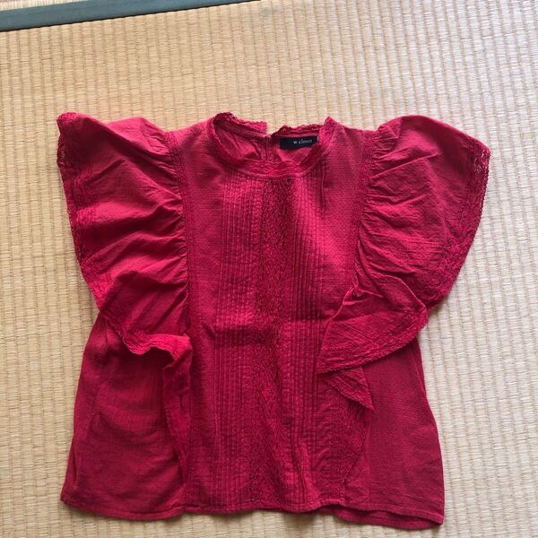 W closet カットソー 半袖 トップス M 赤