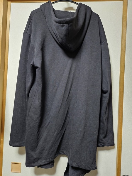 ZARA ザラ パーカー系コート 黒 ブラック L程度オーバーサイズ 羽織り物 春秋