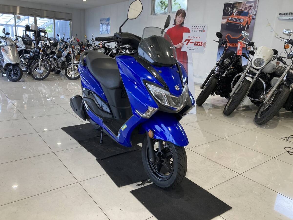 スズキ　バーグマン125　キャブモデル　4スト　業者価格にて陸送手配可能　アドレス　シグナス　PCX　ビーウィズ　BW'S　マジェスティ