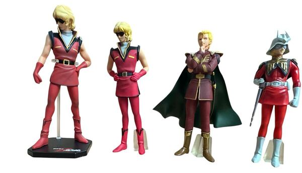 ハロカプ シャアコレクション EFコレクション 逆襲のシャア クワトロ・バジーナ シャア・アズナブル 4種セット