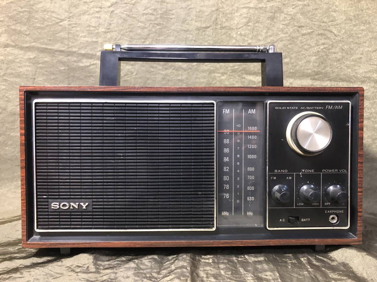 新品未使用】SONY TFM-9200 アンティーク トランジスタ ラジオ