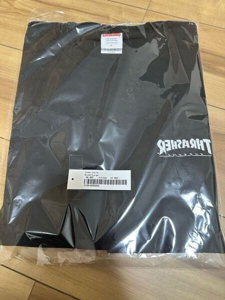 同梱可 Supreme×Thrasher Cross Tee シュプリーム スラッシャー ボックスロゴ Lサイズ