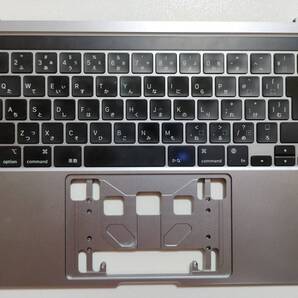★難有★Macbook Pro 2020 13インチ Thunderbolt 3ポートx2 A2338用JIS配列キーボード及びパームレスト(スペースグレー)