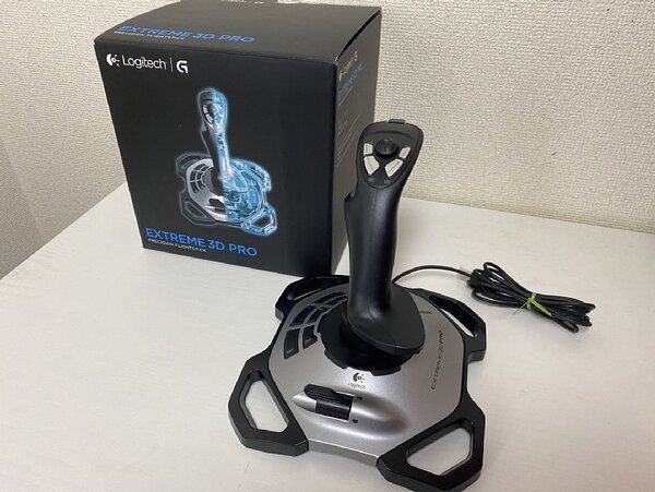 送料無料 ■ 美品 Logitec Extreme 3D Pro 並行輸入品 フライトスティック 動作品