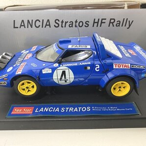 送料無料■Sun Star/サンスター 1/18 ランチアストラトス ラリー Winner モンテカルロラリー 1979