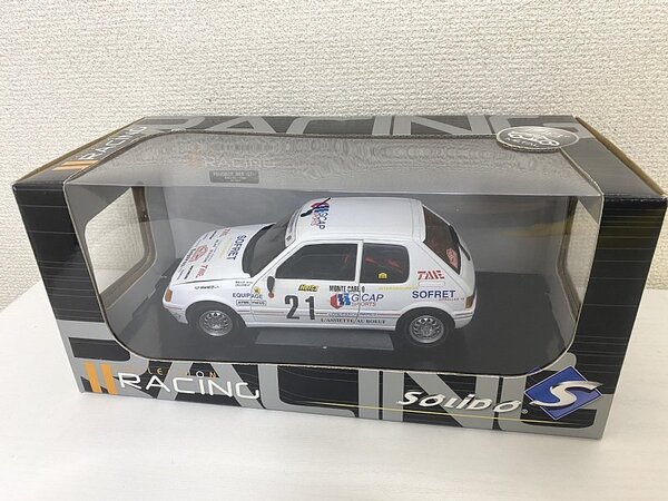 送料無料■ソリード製 プジョー205ラリー 88' モンテカルロ 1/18ミニカー