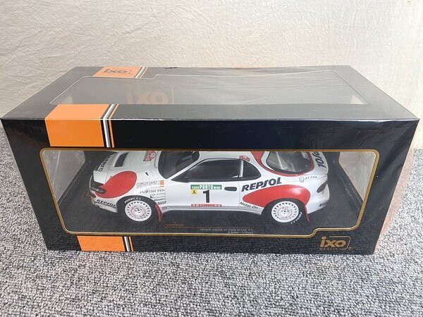 送料無料■ixo 1/18 トヨタ セリカ GTfour ラリーポルトガル 1992 カルロス・サインツ ST185