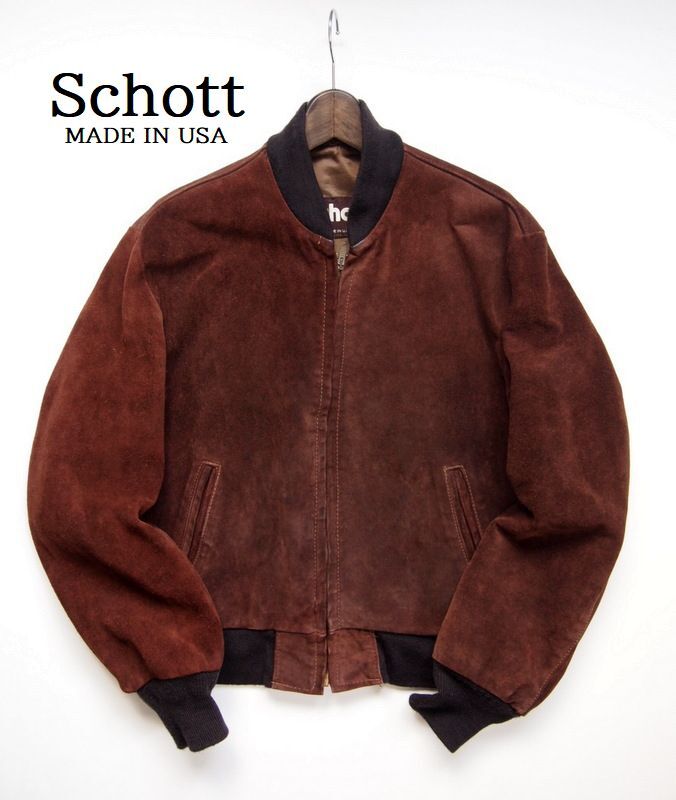 Yahoo!オークション -「schott スエードジャケット Yahoo!オークション -「schott スエードジャケット