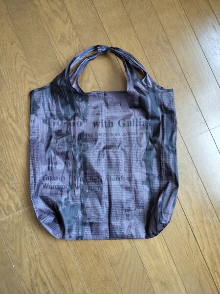 Gallia エコバッグ 新聞柄 トートバッグ