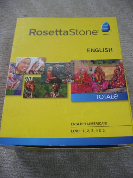 【即決・新品未使用品・送料無料】世界へ羽ばたく為に! RosettaStone ロゼッタストーン 英語(アメリカ) Version 4 レベル 1,2,3,4&5