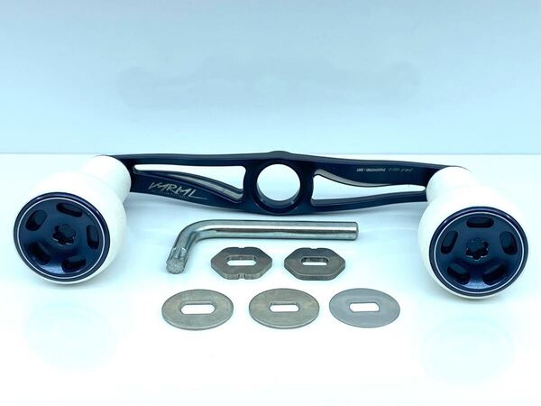 バリアル ハンドル 100mm スリムノブ ホワイト DRT ネイビー