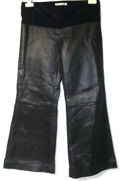 SALE! アクネストゥディオズ ACNE STUDIOS レディース コーデュロイ切替レザーパンツ・サイズ36・USEDです