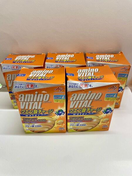 味の素 アミノバイタル クエン酸チャージウォーター レモン味 20本入×5箱(100本)