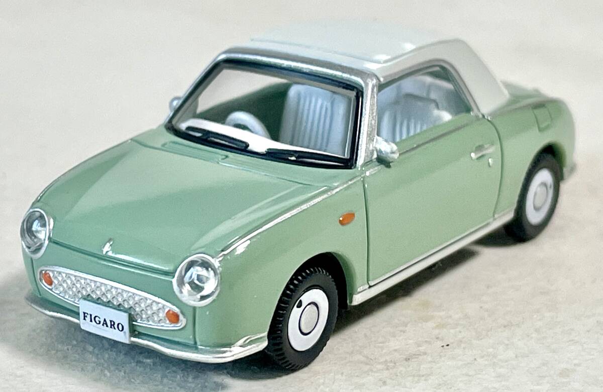 京商 1/43 日産フィガロ オープントップ エメラルド/グリーン