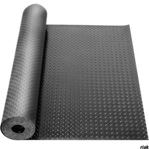【耐久性抜群!ガレージ用滑り止めゴムマット】 黒 ガレージマット トラック用ゴムシート 滑り止めマット ゴムシート 断熱 3mm厚ゴムマット