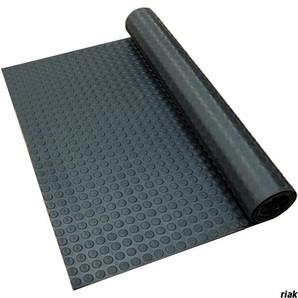 【ガレージ用ゴムマット 断熱・滑り止め 100×500cm】 ゴムフロアマット 滑り止めマット 防水 絶縁マット 断熱ゴムマット