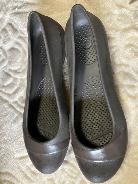 メ4800 crocs クロックス パンプスW5 (21.5〜22.5㎝ )