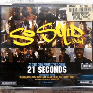 ★SO SOLID CREW 2001年輸入盤全3曲「21 SECOND」送込み★送料無料★即決★UKガラージュ~2ステップ(UK GARAGE/2STEP)金字塔CDS★