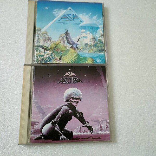 国内盤 CD 2枚 エイジア(Asia)/「アストラ(Astra)32DP 280」 & アルファ (ALPHA)MVCG18502 即決 即決込み