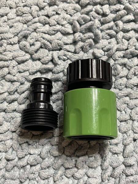 SALT-AWAY ソルトアウェイ 専用ミキサー適用 コネクターセット オス メス ワンタッチコネクター アダプター ジョイント 船外機 水洗キット