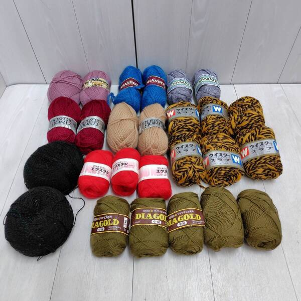 【 送料無料 】◆ 毛糸 26玉セット カネボウ 東洋紡 綿 モヘア アクリル WOOL 手芸 材料 趣味 編み物 ブーム レトロ 韓国 SAKURA ③