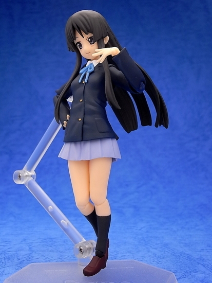 【 送料無料 】 figma ◆ けいおん 秋山 澪 制服ver 058 マックスファクトリー フィギュア コレクション 趣味 顔パーツ ギター 女子高校生