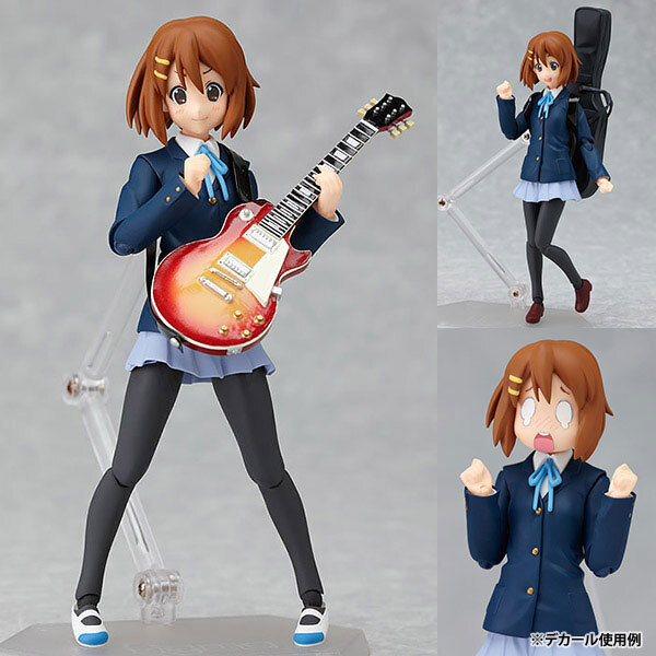 【 送料無料 】 figma ◆ けいおん 平沢 唯 制服ver 057 マックスファクトリー フィギュア コレクション 趣味 顔パーツ ギター 女子高校生