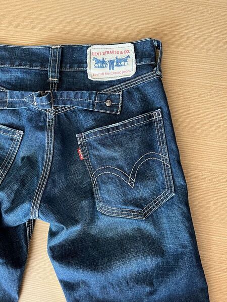 Levi's NE503 ジーンズ シンチバック W28 バックストラップ ルーズフィット デニムパンツ ペインター Y2K 00s ビンテージ リーバイス
