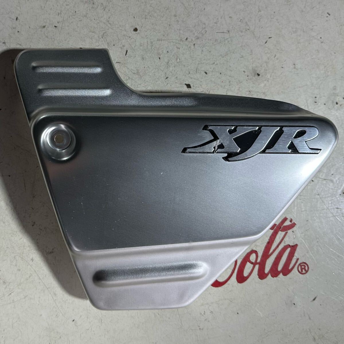 4HM YAMAHA/ヤマハ XJR400 純正 サイドカバー 左 アルミ XJ