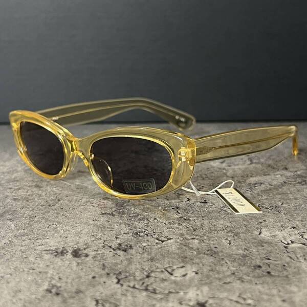 ◆Roots ルーツ ヴィンテージ サングラス Vintage sunglasses クリアイエロー 00s Y2K グレー系 メンズ