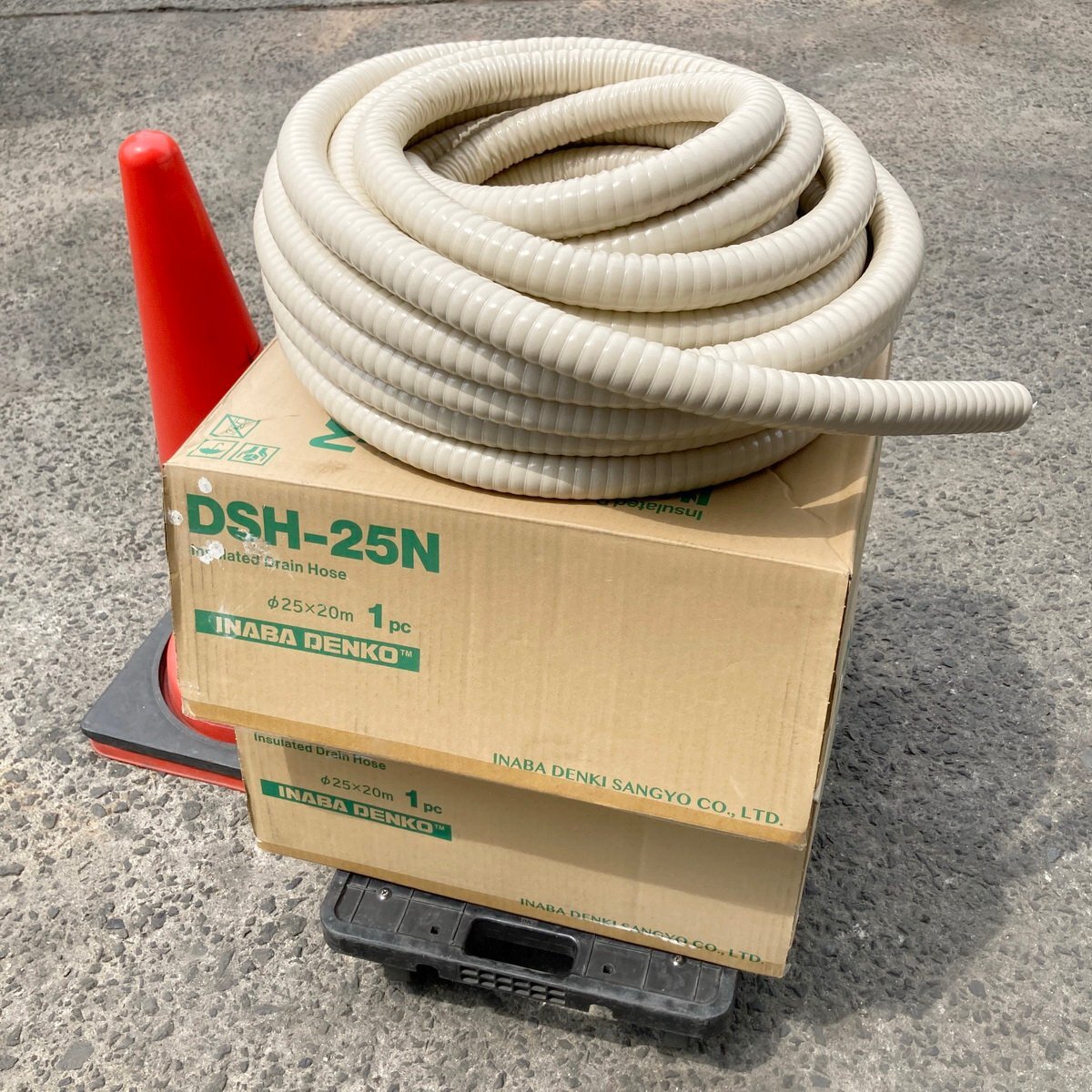 因幡電工 イナバ DSH-25N 断熱ドレンホース DSH25N DENKO 電工