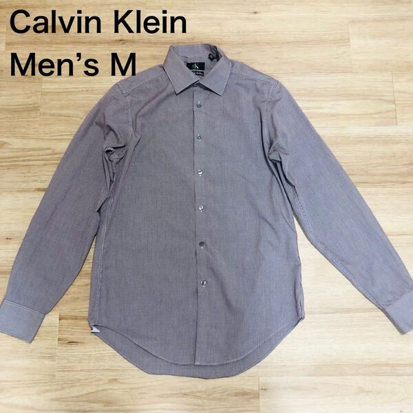 【送料無料】Calvin Klein 長袖シャツ メンズMサイズ カルバンクライン