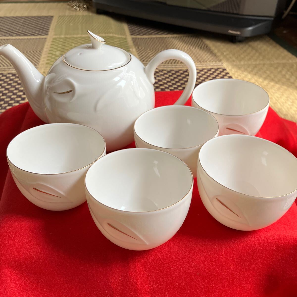 Amazon.co.jp: 創作陶器 たち吉 アダム&イブ 茶器セット