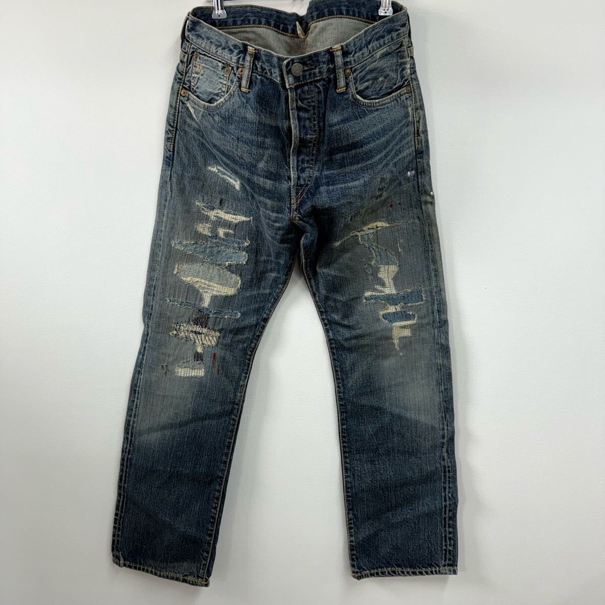Yahoo!オークション -「rrl ダメージ デニム」(男性用) (RRL)の Yahoo!オークション -「rrl ダメージ デニム」(男性用) (RRL)の