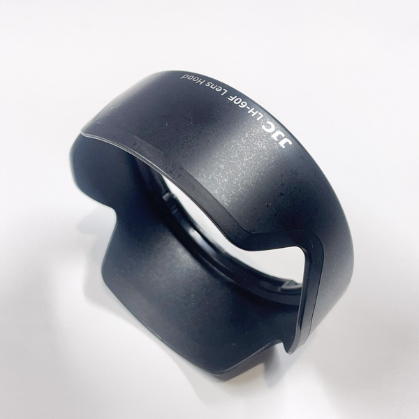 【ゆうパケットmini 送料無料 良上品〜美品 即決あり】JJC製 Canon レンズフード EW-60F 互換品 (EF-M18-150mm F3.5-6.3 IS STM用)