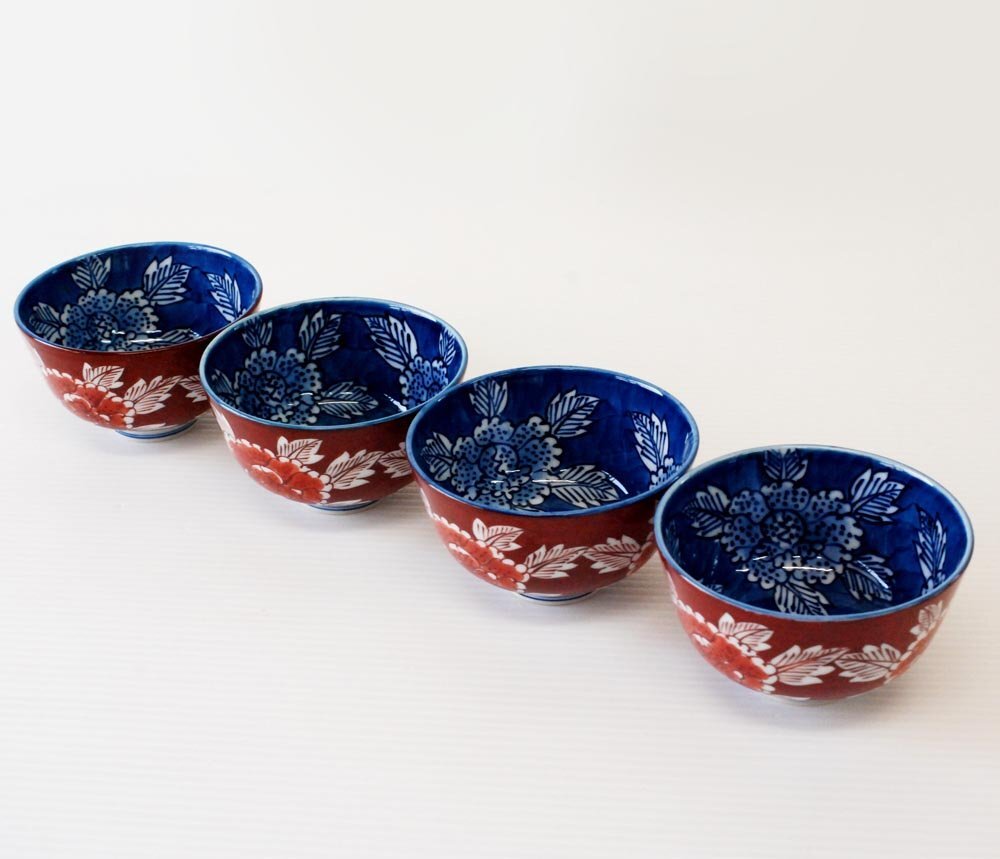 Yahoo!オークション -「源右衛門 飯碗」(染錦) (伊万里、有田)の Yahoo!オークション -「源右衛門 飯碗」(染錦) (伊万里、有田)の