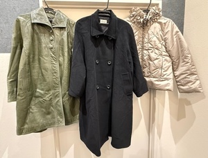 【11】アウター おまとめ 3着 ジャケット コート Caroline Moore キャロライン ムーア Broche ブローチェ 他 レディース ファッション 古着