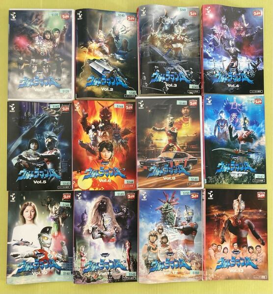 ウルトラマンA エース vol.1〜6, vol.8〜13 12巻セット 管理番号12561 DVD レンタル落ち 特撮 ※vol.7欠品