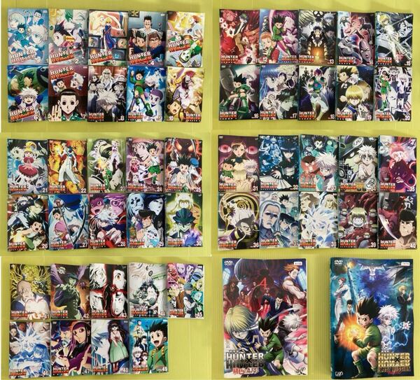 HUNTER×HUNTER ハンター ハンター TV版49巻全巻 + 劇場版 緋色の幻影、The LAST MISSION 全51巻セット 管理番号12568 DVD レンタル落ち