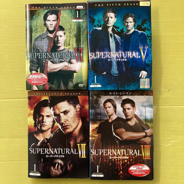 スーパーナチュラル 5・6・7・8 全44巻セット 管理番号32083 DVD レンタル落ち 海外ドラマ ※表紙一部なし