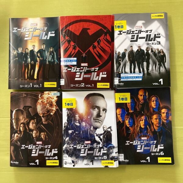 エージェント・オブ・シールド シーズン1〜6 全62巻セット 管理番号32092 DVD レンタル落ち 海外ドラマ MARVEL