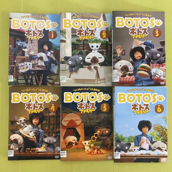 BOTOS ボトスファミリー 1, 2, 3, 4, 5, 6 6巻セット 管理番号12590 DVD レンタル落ち 海外アニメ 韓国