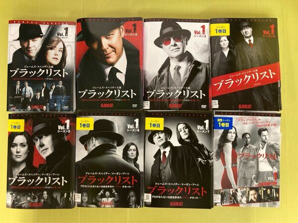 ブラックリスト シーズン1, 2, 3, 4, 5, 6, 7 + リデンプション 全79巻セット 管理番号12490 DVD レンタル落ち ジェームズ・スペイダー