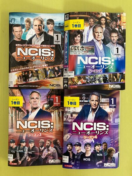 NCIS: ニューオリンズ シーズン1・2・3・4 全48巻セット 管理番号22408 DVD レンタル落ち 海外ドラマ