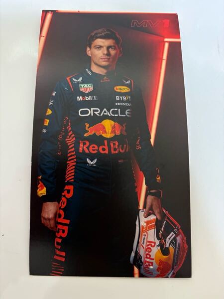 マックス・フェルスタッペン レッドブル・ホンダ ドライバーズカード 2023 印刷サイン入 トロロッソ F1
