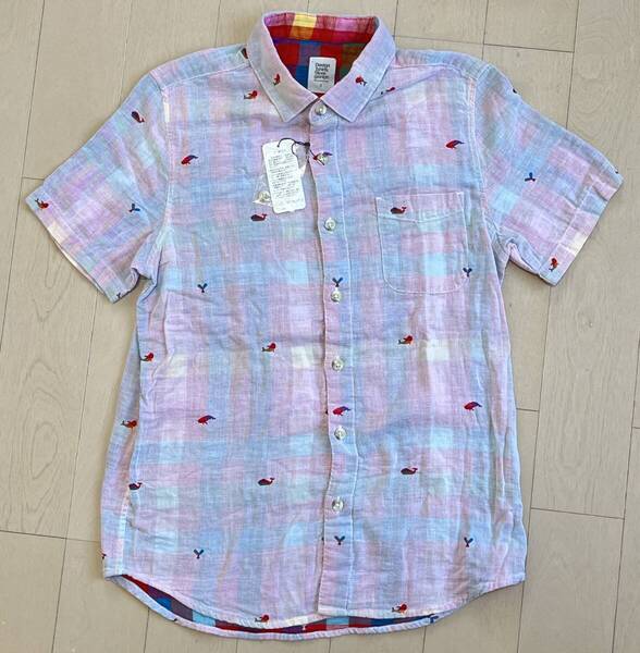 新品 グラニフ メンズ 半袖 シャツ Sサイズ くじら Design Tshirts Store graniph