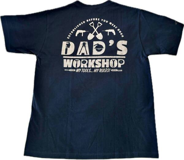 crazy shirts Hawaii クレイジーシャツ ハワイ Tシャツ 『DAD’S WORKSHOP』 Mサイズ メンズ 新品未使用 直営品